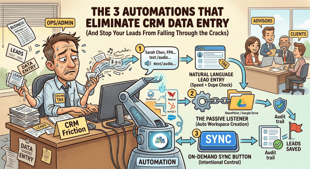We Stopped Typing Into Our CRM. Here's the AI System We Built Instead.